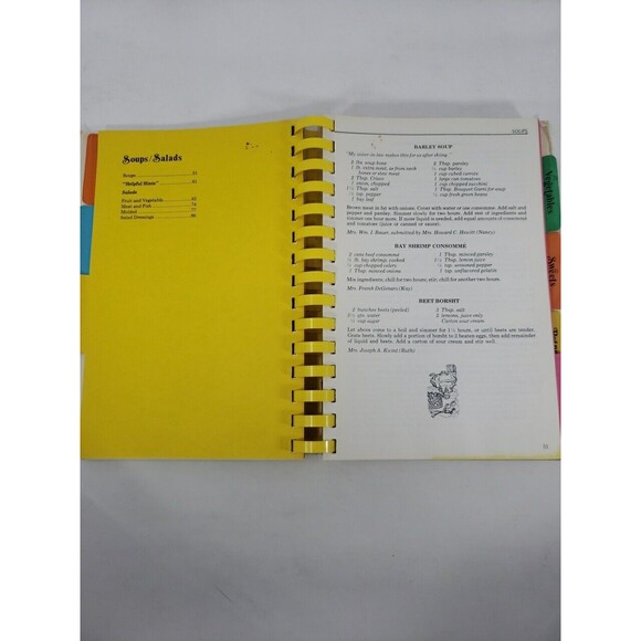 Women's Auxiliary San Diego Medical Society Say Ah-h-h-h Cookbook Vintage 1973 - Picture 10 of 16